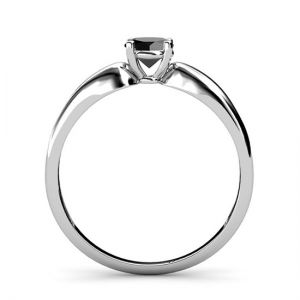 Кольцо с черным бриллиантом  - Фото 3