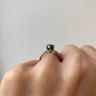 Кольцо с круглым черным бриллиантом, Изображение 4