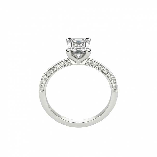 Кольцо c эмеральдом Изображение 1