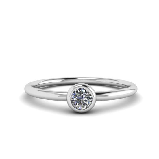Кольцо с круглым бриллиантом La Promesse, Изображение 1