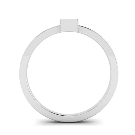 Кольцо с квадратным бриллиантом La Promesse,  Больше Изображение 2