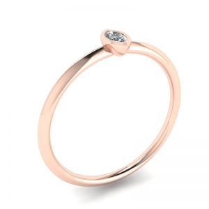 Кольцо с бриллиантом маркиз - La Promesse  - Фото 3