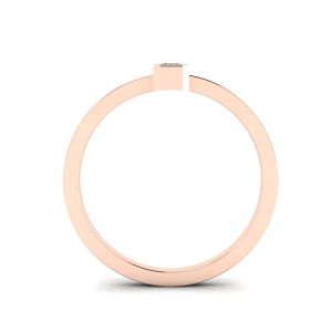 Кольцо с бриллиантом эмеральд - La Promesse  - Фото 1