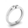 Кольцо с круглым и квадратным мини бриллиантами - La Promesse, Изображение 4