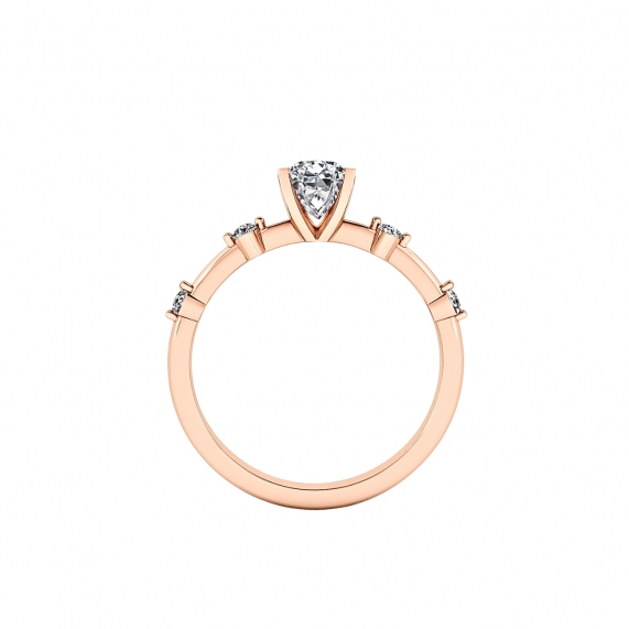 Кольцо с 5 бриллиантами Изображение 1