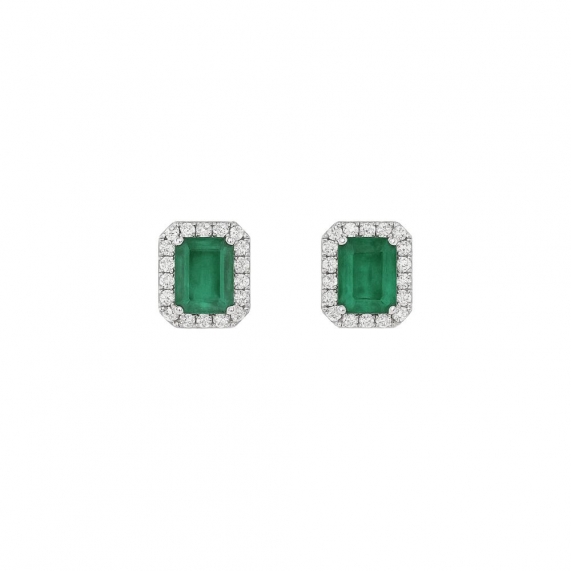 Серьги с изумрудами 2.5 карата