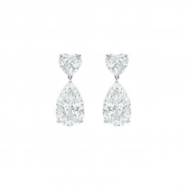 Серьги с бриллиантами Toi et Moi