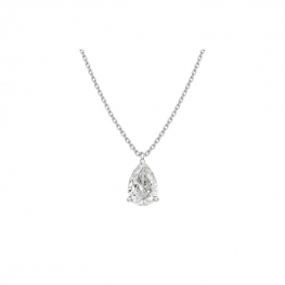 Кулон с бриллиантом Груша