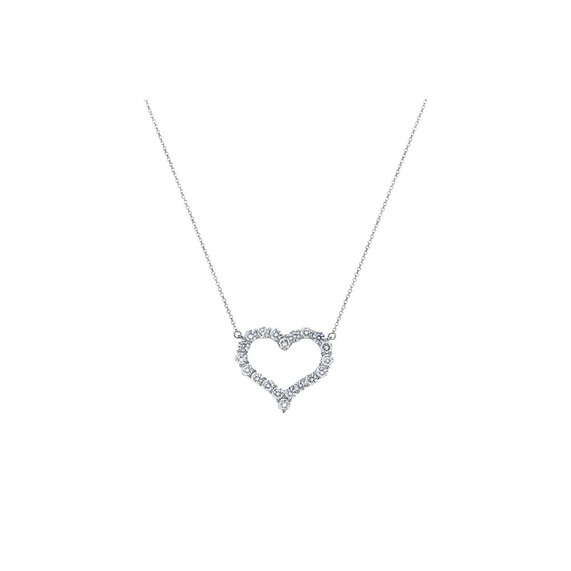 Кулон с бриллиантами Hearts