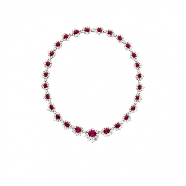 Рубиновое колье Regina Rubrum