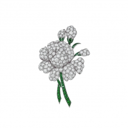 Брошь Pivoine de Diamants