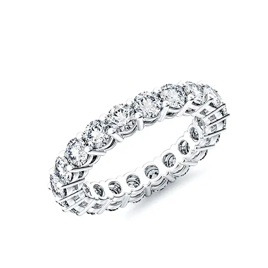 Стиль # 1500 - Кольцо дорожка с бриллиантами 3 мм — купить в Ювелирном магазине PIERRE