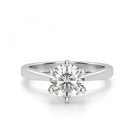 Стиль # 3771w - Кольцо с бриллиантом для помолвки из белого золота — купить в Ювелирном магазине PIERRE