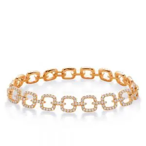 Женские браслеты из розового золота - купить в Москве