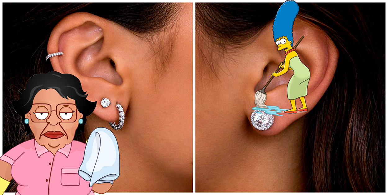 Как почистить серьги с бриллиантами дома